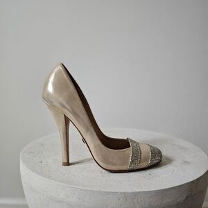 Badgley Mischka sparkly heels pumps